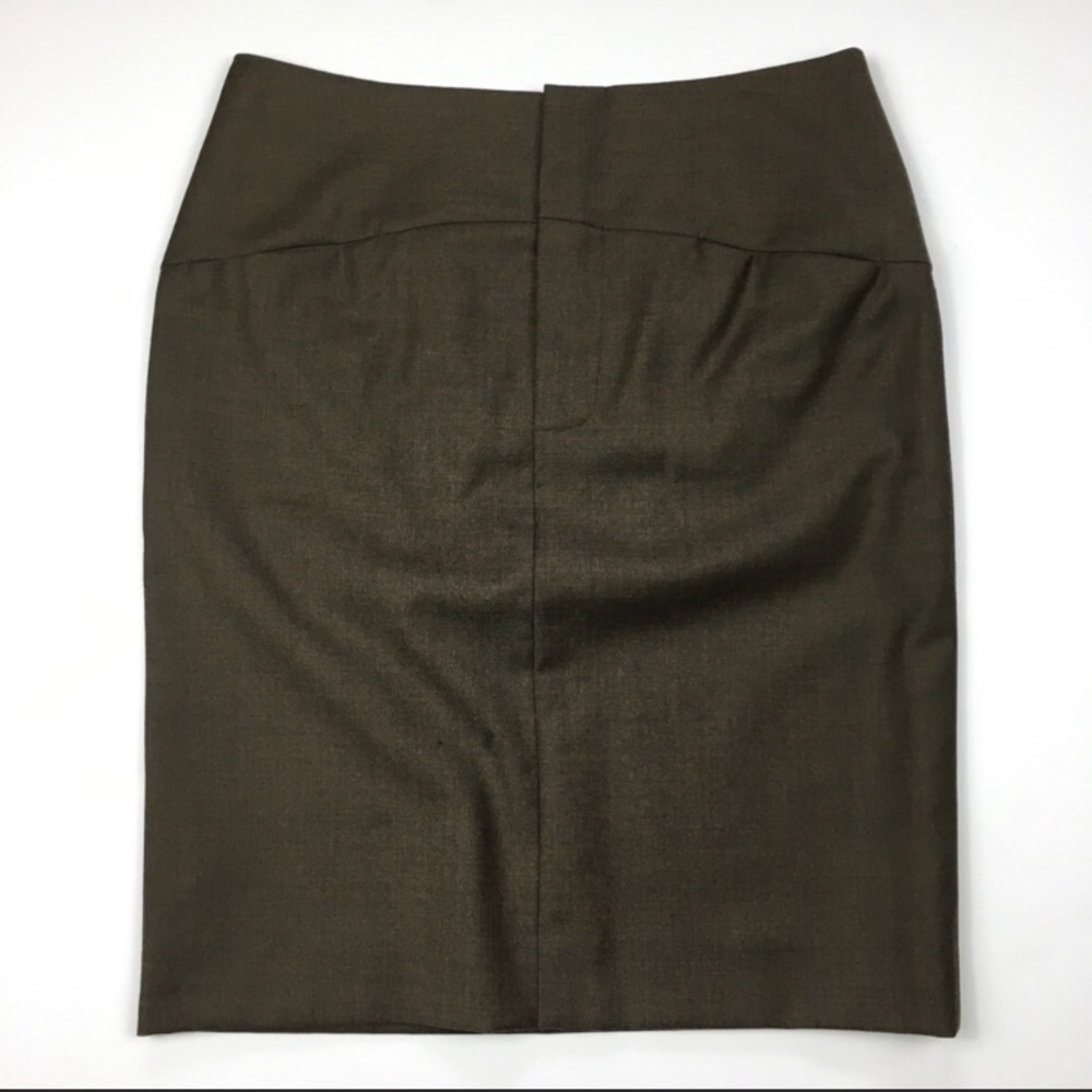 Chloe Wool Pencil Skirt, Silk Lining, Pockets EUC